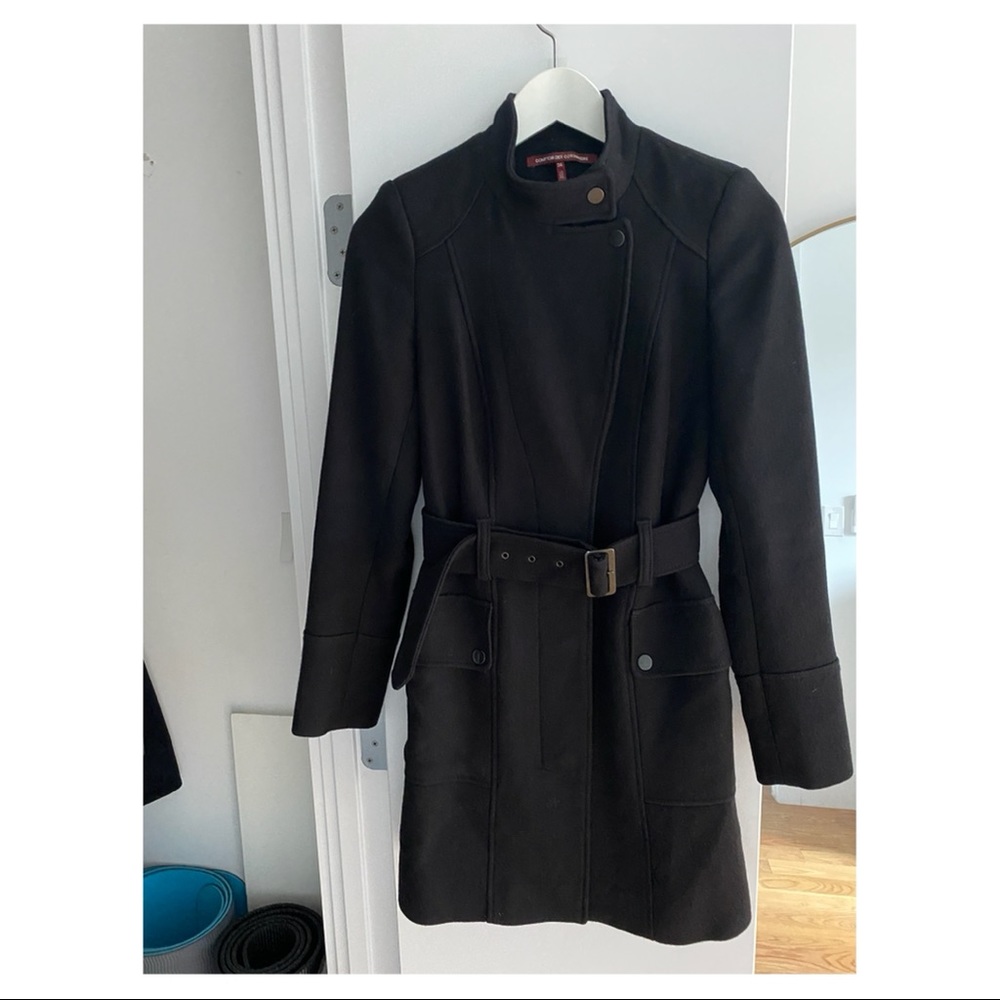 comptoir des cotonniers belted coat